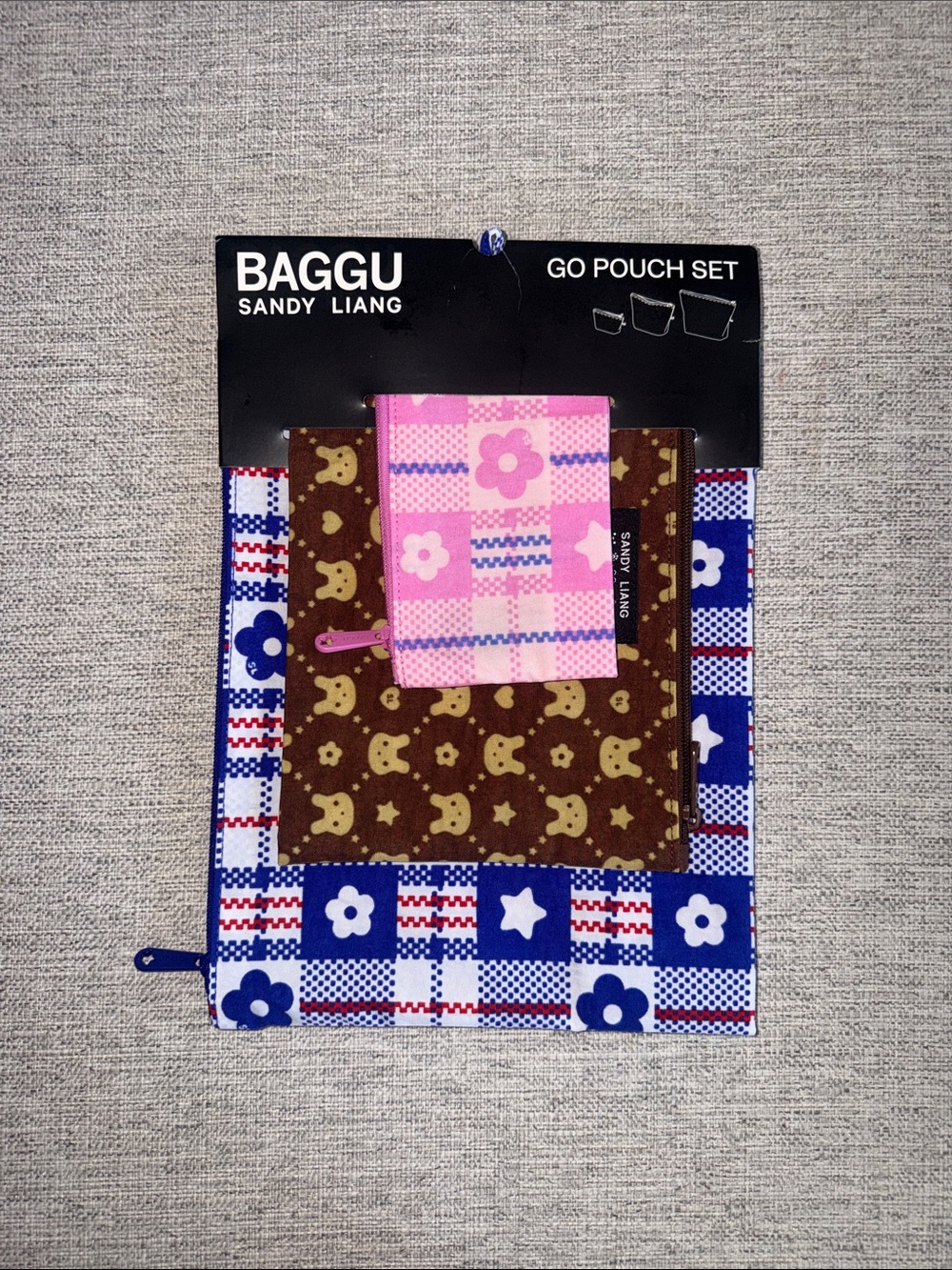 BAGGU X SANDY LIANG GO POUCHES SET